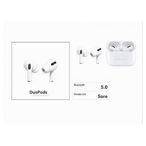 Auricolari Bluetooth5.0 Duopods V Cuffie Smarphone Con Cover Power Bank Au-bt020         