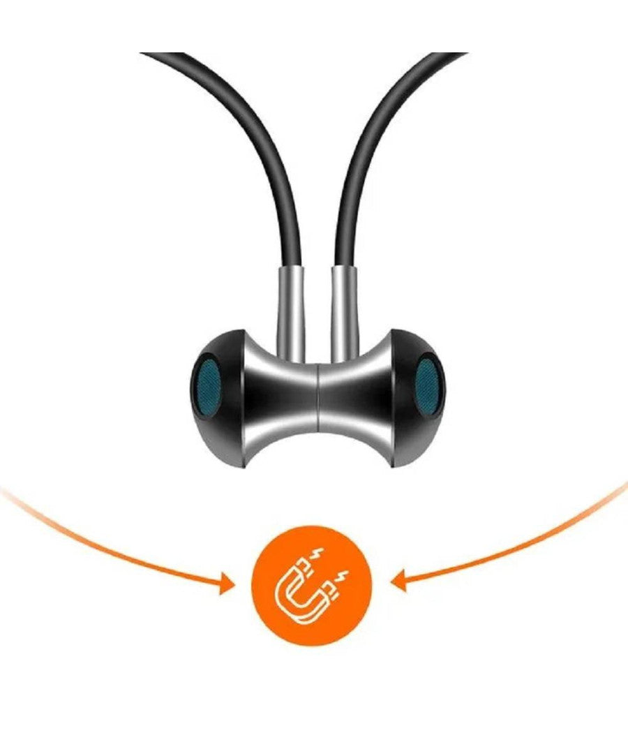 Auricolari Cuffie Magnetici Bluetooth A Collo Con Torcia Led Sport Smartphone S800         