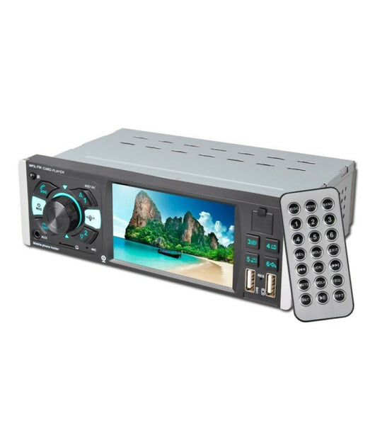 Autoradio 1 Din Display Tft 4.1" Stereo 45wx4 Bluetooth Usb Aux Mp3 Media 4051ai         