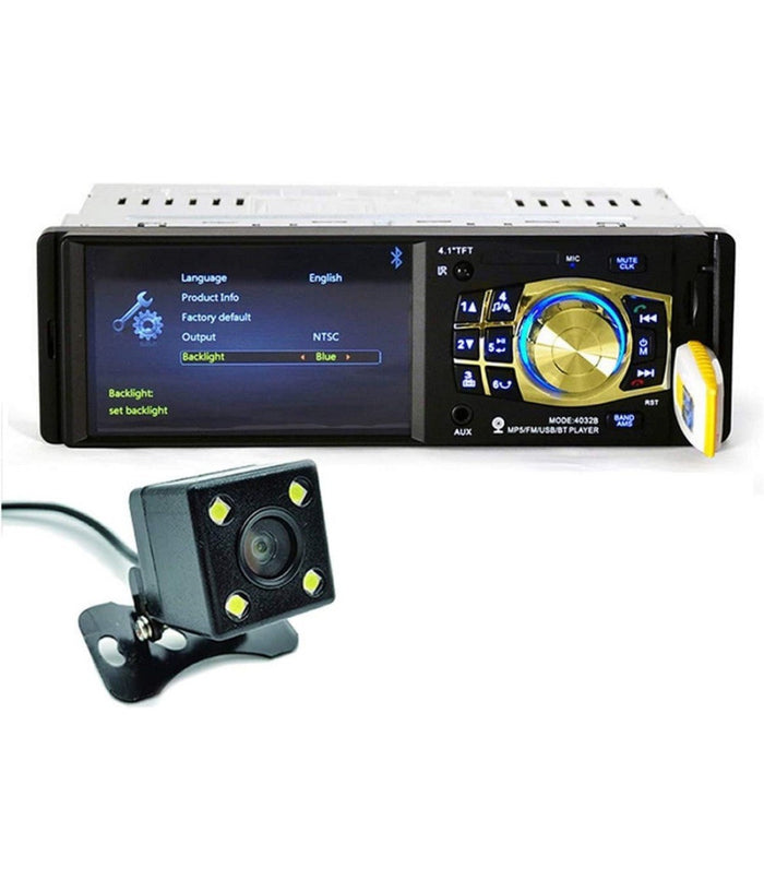 Autoradio Auto Mp5 Player Telecamera Bluetooth Radio Audio Video Tf Usb 4032b         