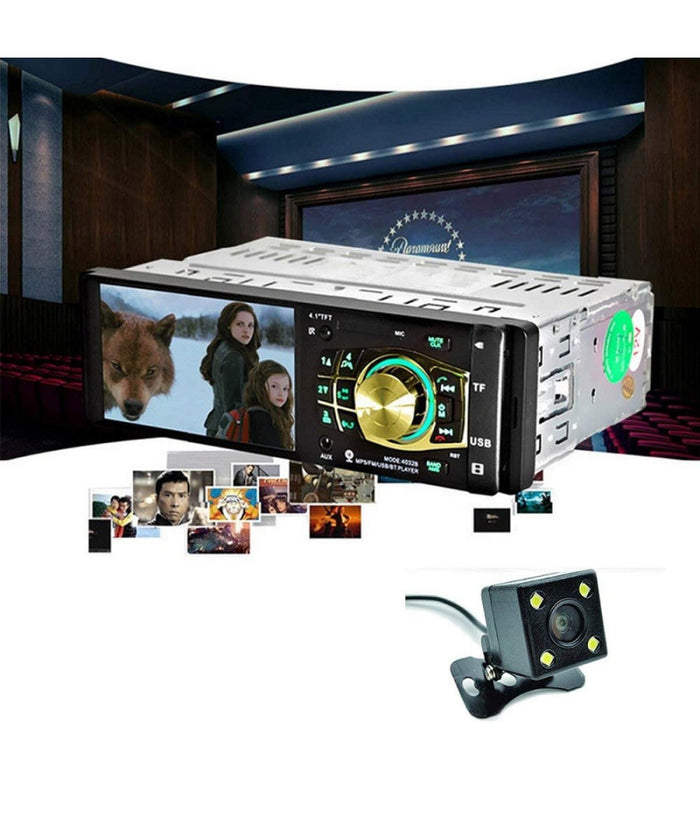 Autoradio Auto Mp5 Player Telecamera Bluetooth Radio Audio Video Tf Usb 4032b         