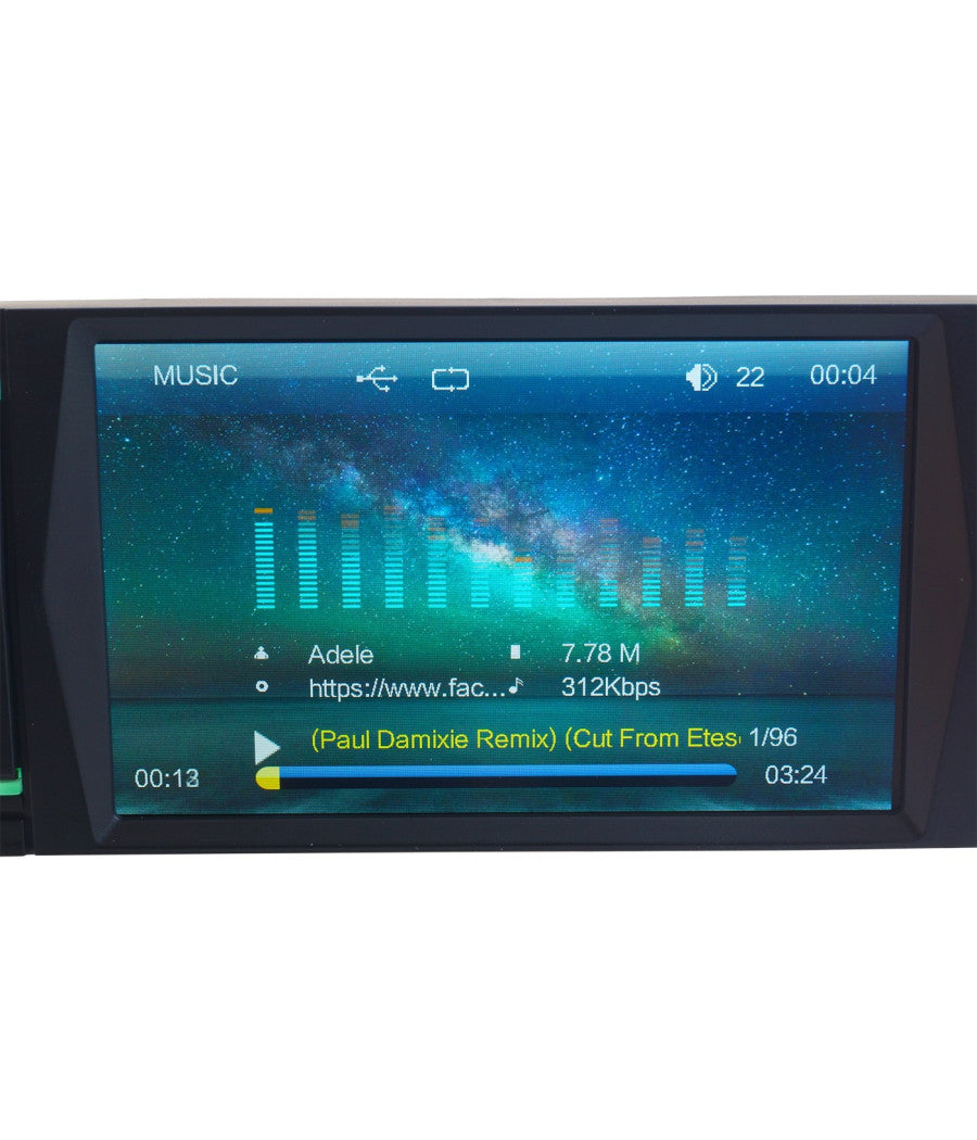 Autoradio Con Display Lcd 3.6" Bluetooth Mp3 Mp5 Usb Sd Mp-400u         