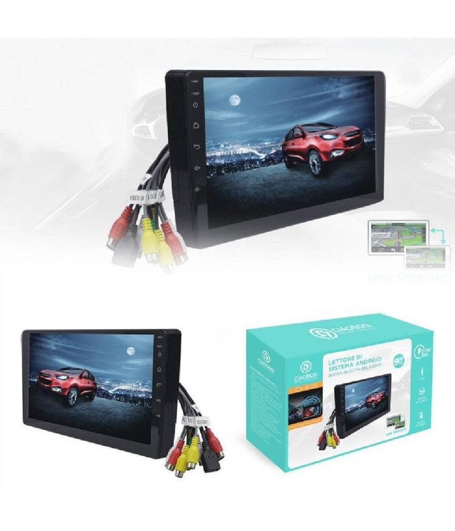 Autoradio Sintolettore Con Monitor 9â€³ Hd Lettore Sistema Android 50wx4 Cx-8221         