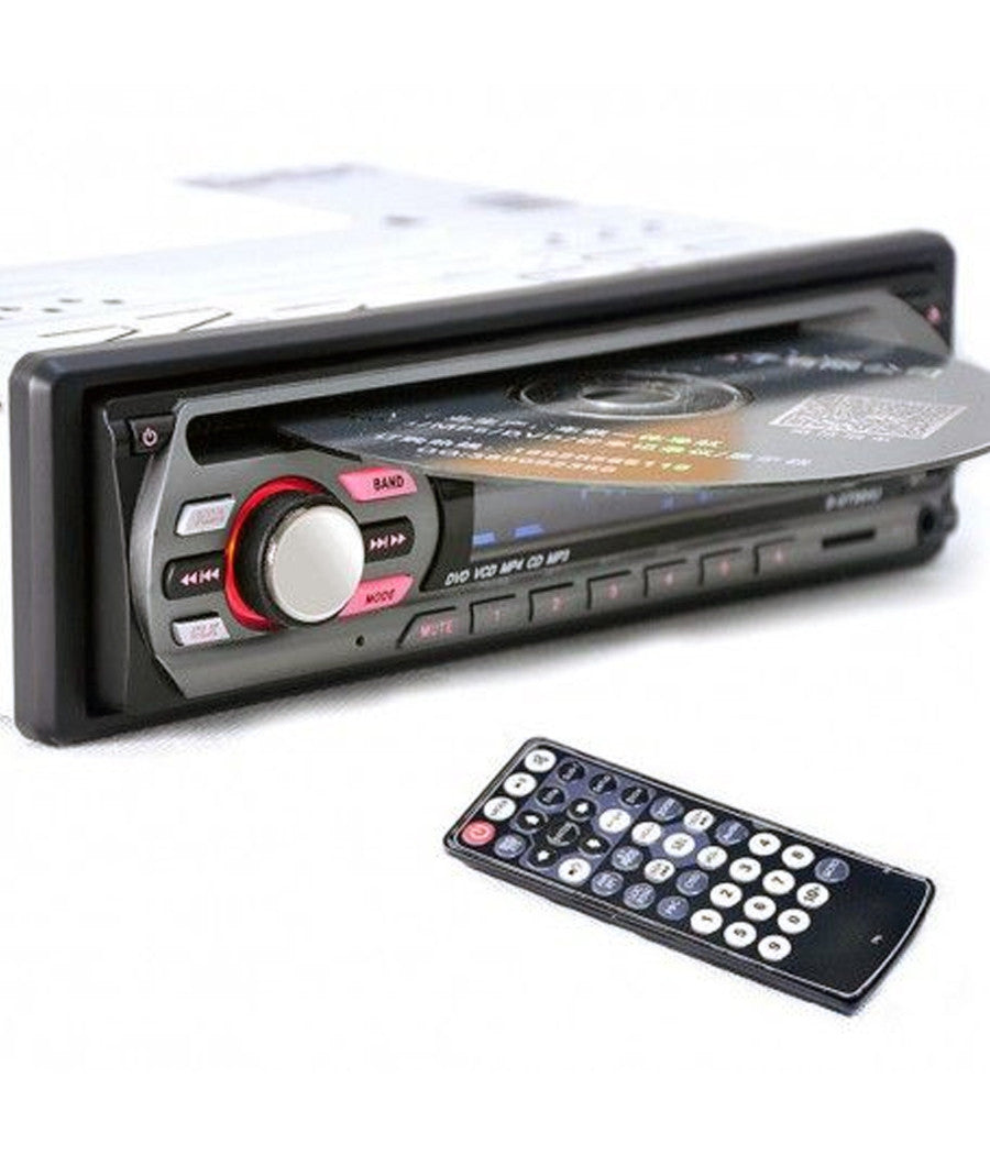 Autoradio Stereo Per Macchina Auto Radio 52w X 4 Fm Mp3 Usb Sd/mmc Dvd Cd Aux         