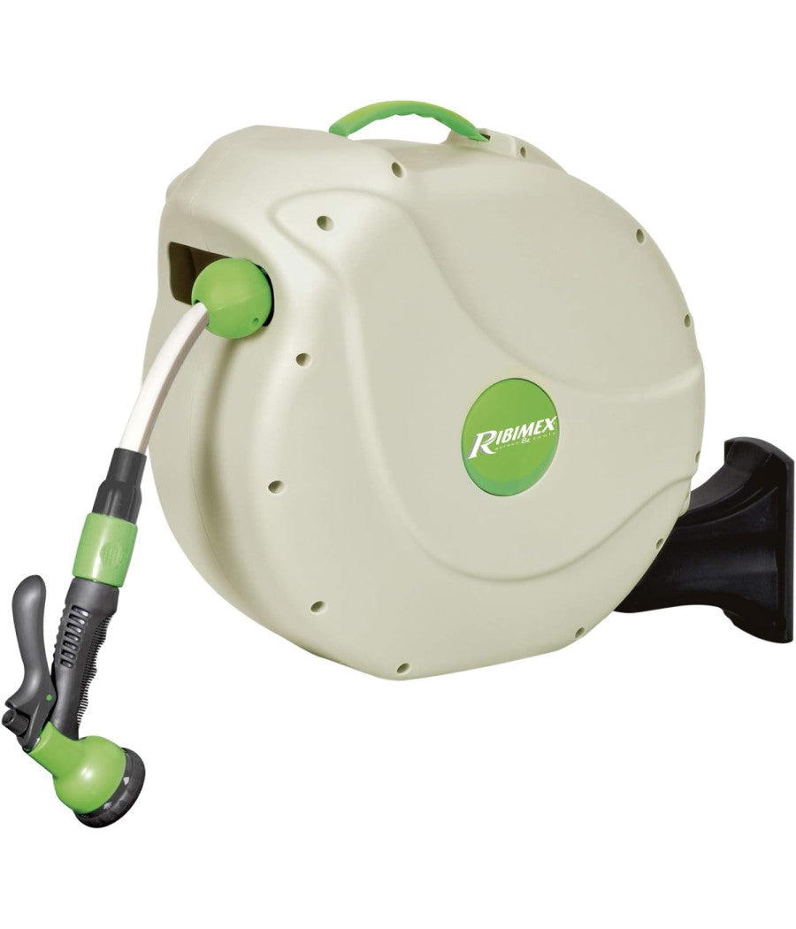 Avvolgitubo Automatico Acqua 30 Metri Ribimex Prd32p Con Fissaggio A Parete         