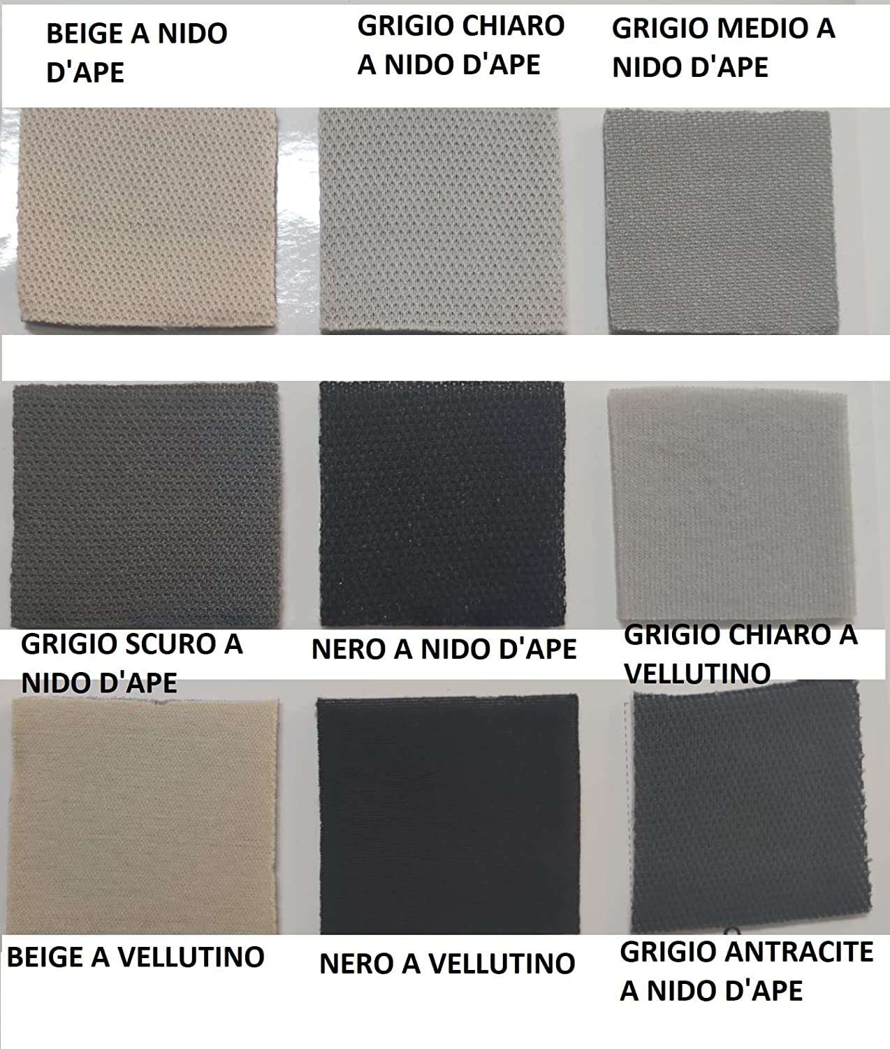 Kit Riparazione Tessuto Cielo Auto Nido D'ape Beige Senza Colla Misura 1,50x2 m Adatto per Pannelli Portiere