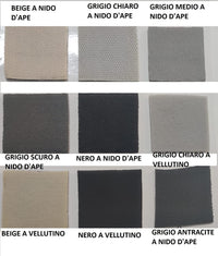 Kit Riparazione Tessuto Cielo Auto Nido D'ape Grigio Scuro Senza Colla Misura 1,50x4 m Adatto per Pannelli Portiere