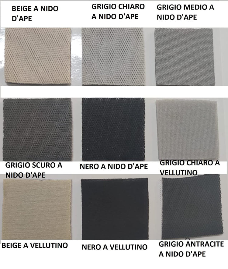 Kit Riparazione Tessuto Cielo Auto Nido D'ape Beige Con 1 Colla a Pennello Misura 1,50x4 m Adatto per Pannelli Portiere