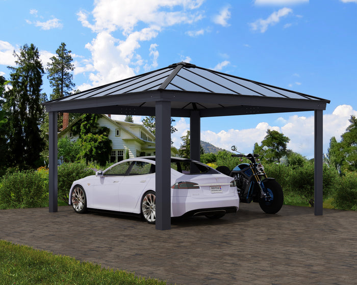 Carport doppio in alluminio Colorado 4.3X4.3