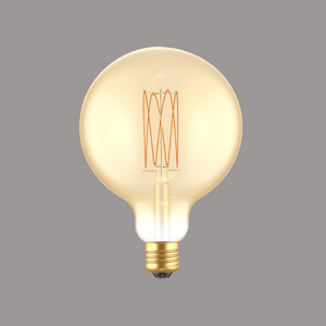 Lampadina led vintage con finitura oro