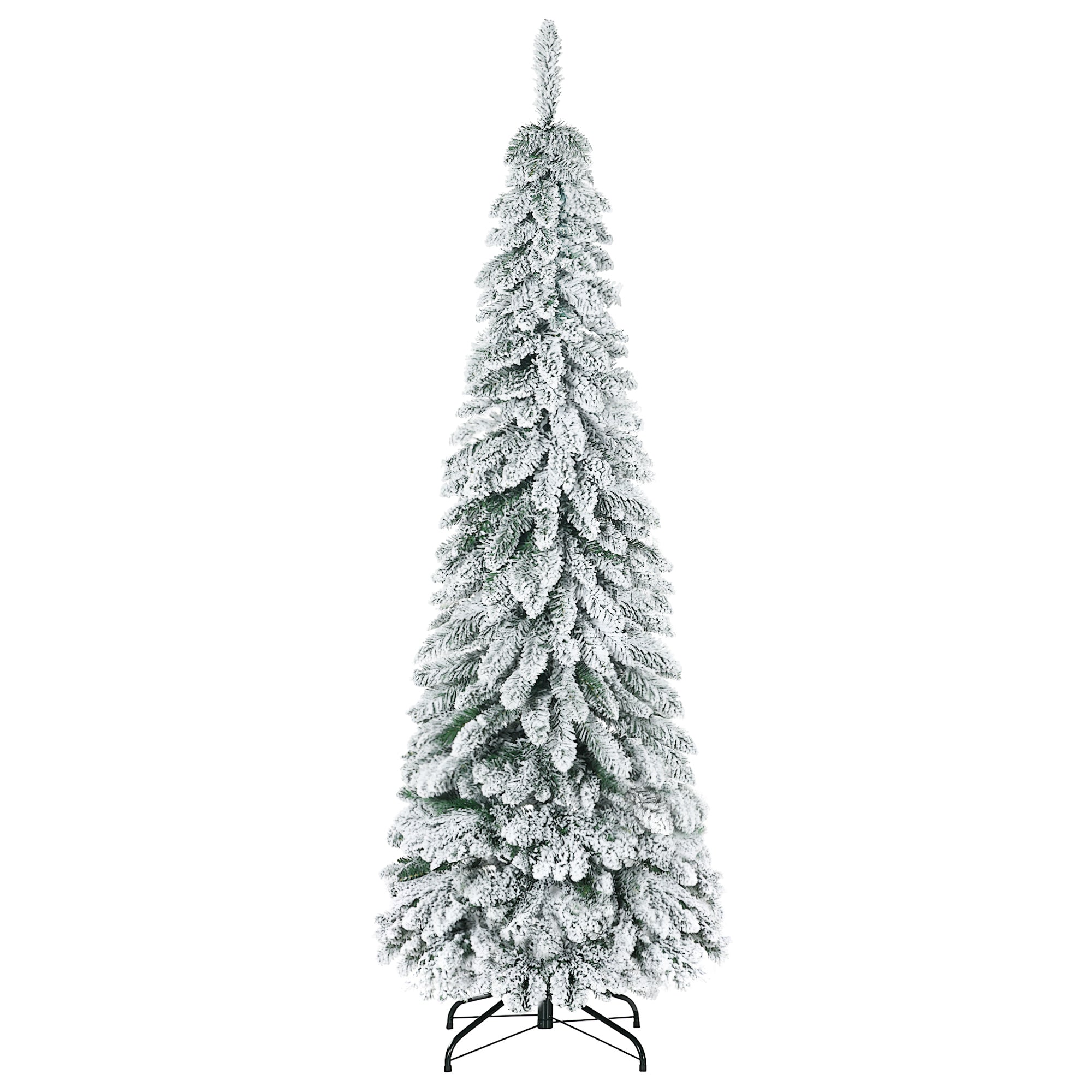 Albero di Natale Artificiale Innevato 180 cm 523 Rami Verde