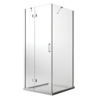 Box Doccia 100x80 CM H190 Trasparente con Easyclean mod. Flip Anta + Fisso