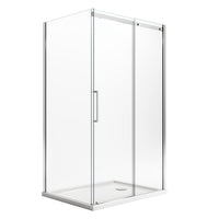 Box Doccia 80x140CM H200 Vetro Trasparente 8mm Versione Destra con EasyClean mod. Prime Duo 1 Anta