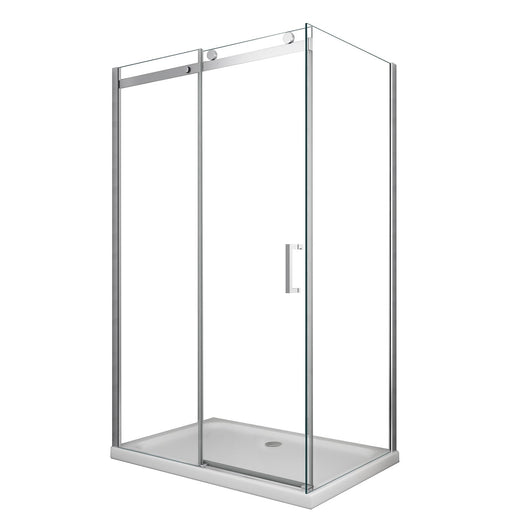 Box Doccia 80x140 CM H190 Trasparente con Easy-Clean mod. Cosmopolitan