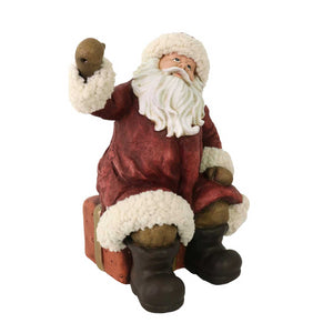 Babbo natale resina rosso cm24,5x20,5h32,5