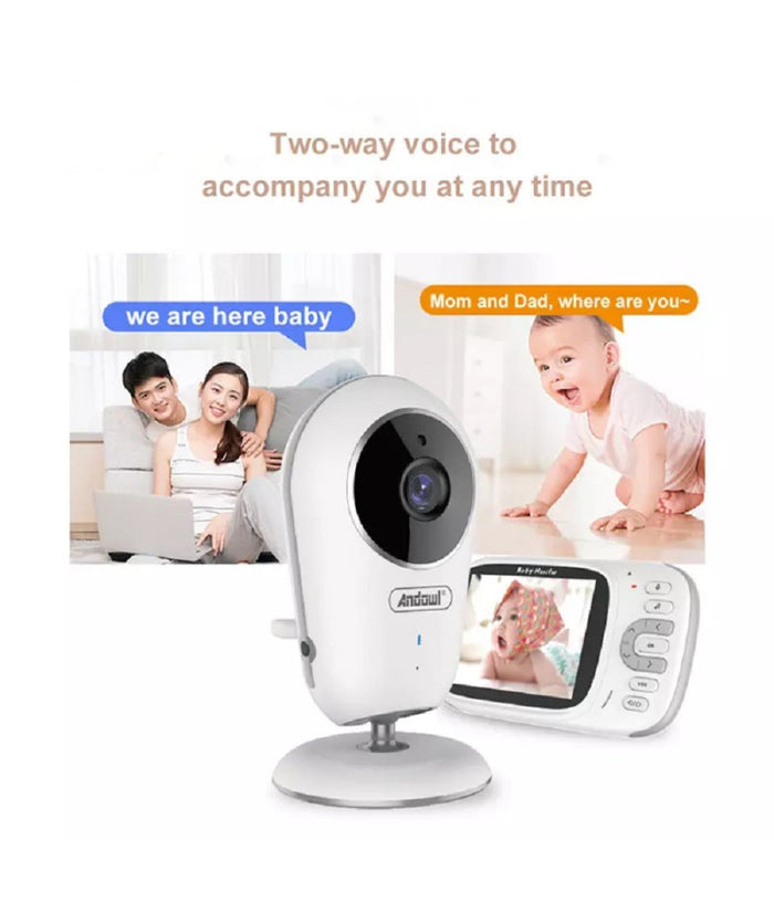 Baby Monitor Telecamera Sorveglianza Monitoraggio Wireless Intelligente Q-sx907         