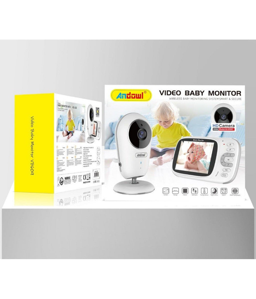 Baby Monitor Telecamera Sorveglianza Monitoraggio Wireless Intelligente Q-sx907         