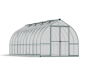 Canopia Bella Doppio Strato Serra Da Giardino in Policarbonato 613X244X219 cm Argento