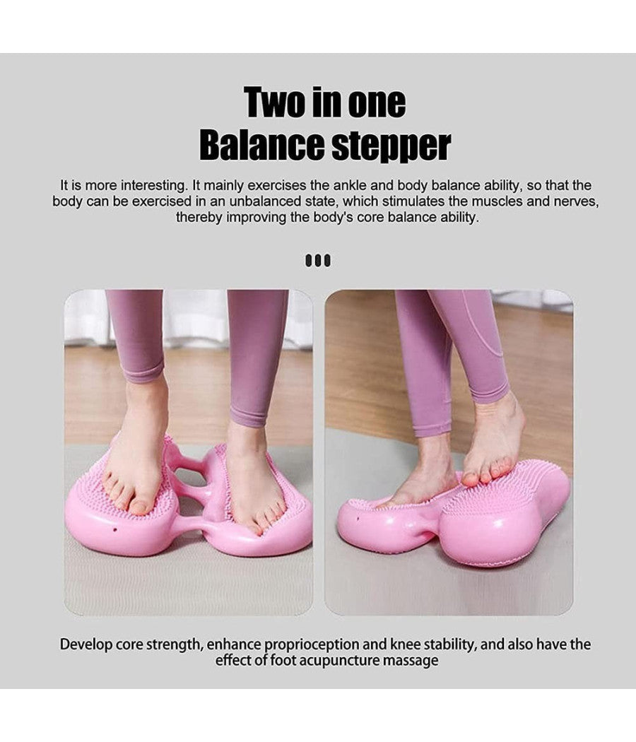 Balance Cuscino Propriocettivo Per Equilibrio Fitness Yoga Pilates Mini Stepper         