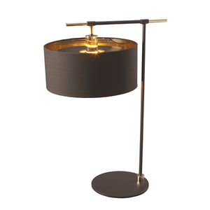 Lampada Da Scrivania Contemporanea Balance Acciaio Ottone Lucido 1 Luce E27