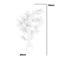 Bamboo - Pianta Artificiale in vaso H120 cm