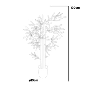 Bamboo - Pianta Artificiale in vaso H120 cm