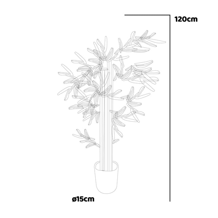 Bamboo - Pianta Artificiale in vaso H120 cm