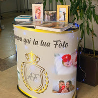 Desk Promozionale con stampa in PVC intercambiabile