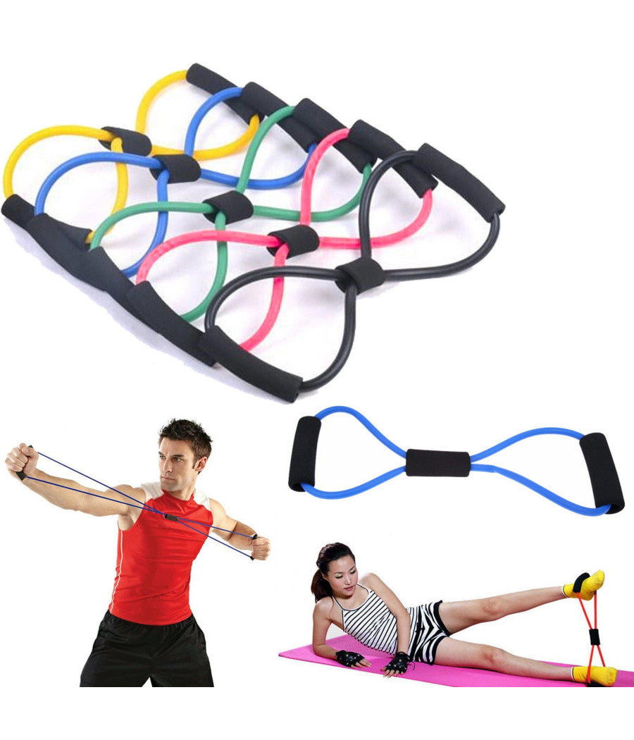 Banda Elastica Di Resistenza Estensore Elastico Per Fitness Yoga Sport Crossfit         