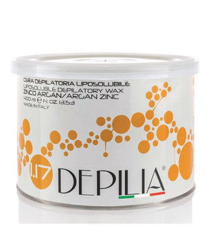 Barattolo Cera Depilatoria Liposolubile Zinco Argan 1.17 400ml Ceretta Depila         