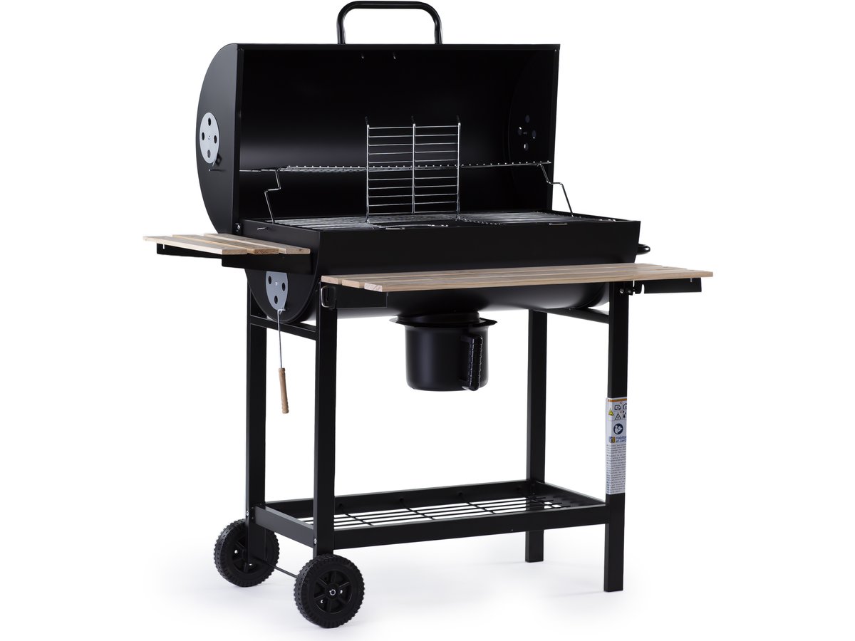 Barbecue a carbone King 95x63x105 cm colore Nero