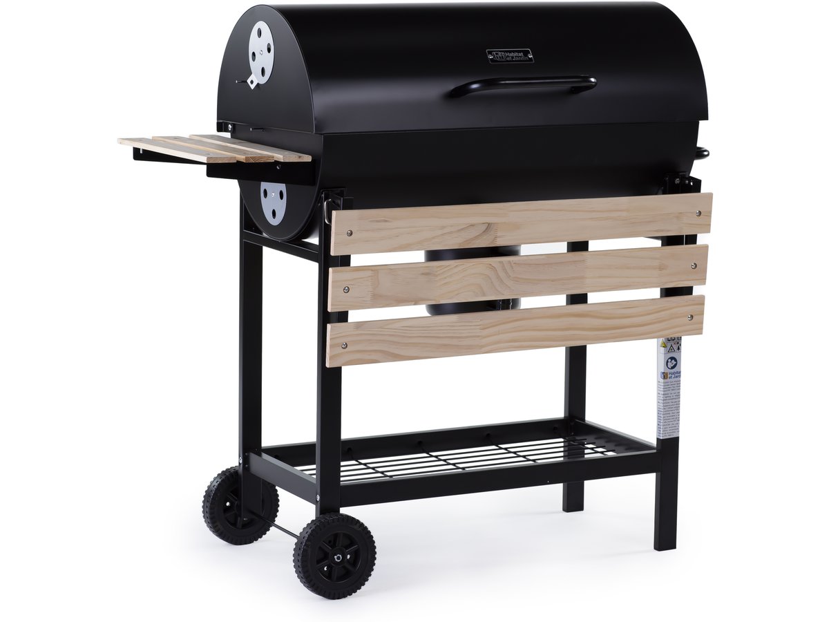 Barbecue a carbone King 95x63x105 cm colore Nero