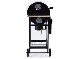 Barbecue a carbone King 95x63x105 cm colore Nero