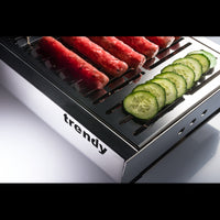 Barbecue carbone di legna portatile in acciaio inox, TRENDY