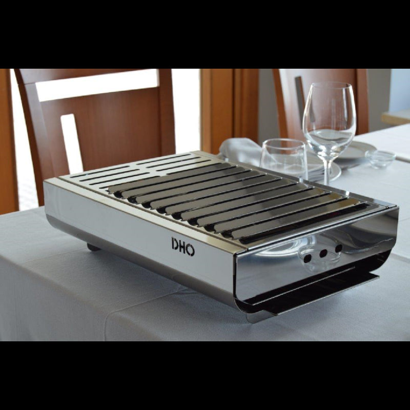 Barbecue carbone di legna portatile in acciaio inox, TRENDY