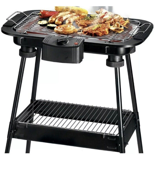 Barbecue Elettrico Bbq Supporto Griglia Elettrica Bistecchiera Da Tavolo 2000w         