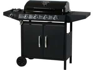 Barbecue gas Festa 5 con 5 fuochi di cui 1 laterale 12,9 Kw colore Nero