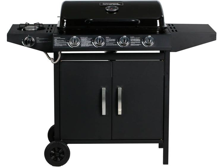 Barbecue gas Festa 5 con 5 fuochi di cui 1 laterale 12,9 Kw colore Nero