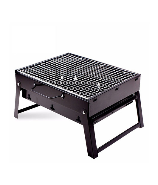 Barbecue Portatile A Carbonella Per Grigliate Carne Pesce Verdure 20x35x27 Cm         