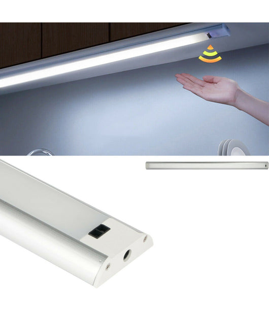 Barra A Led Sottopensile Cucina Luce Lampada Con Sensore Movimento Mano 30cm         