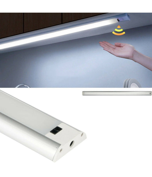 Barra A Led Sottopensile Cucina Luce Lampada Con Sensore Movimento Mano 60cm         