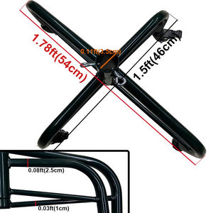 Base albero metallo con ruote cm73