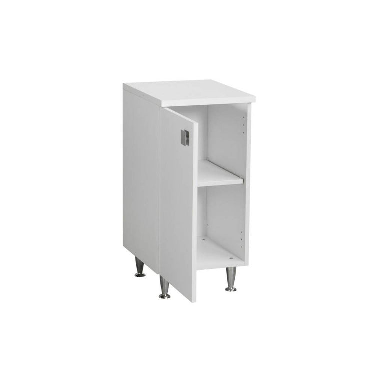 Base cucina con anta sinistra 40x50x87H bianco larice