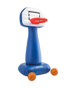 Basket Gonfiabile Palla Canestro Per Bambini Con 2 Palloni Alto 208 Cm         