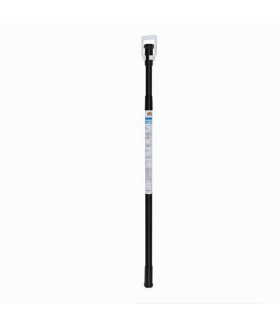 Bastone Asta Per Tenda Doccia Barra Telescopico 140 A 260cm Alluminio Nero 87233         