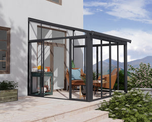 Pergola Chiusa in Alluminio San Remo 3X3 m Grigio