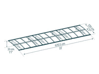 Canopia Bordeaux Pensilina Da Esterno  670X140 cm Doppio Strato