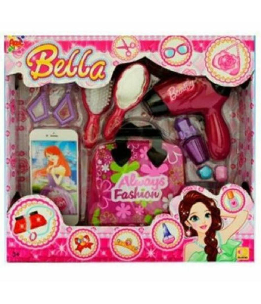 Bella Always Fashion Acccessori Bellezza Phon Spazzola Giocattolo Gioco Bambina         