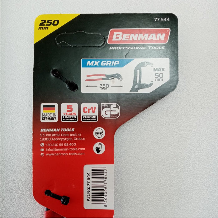 Benman pinza multiuso mx grip da 250mm