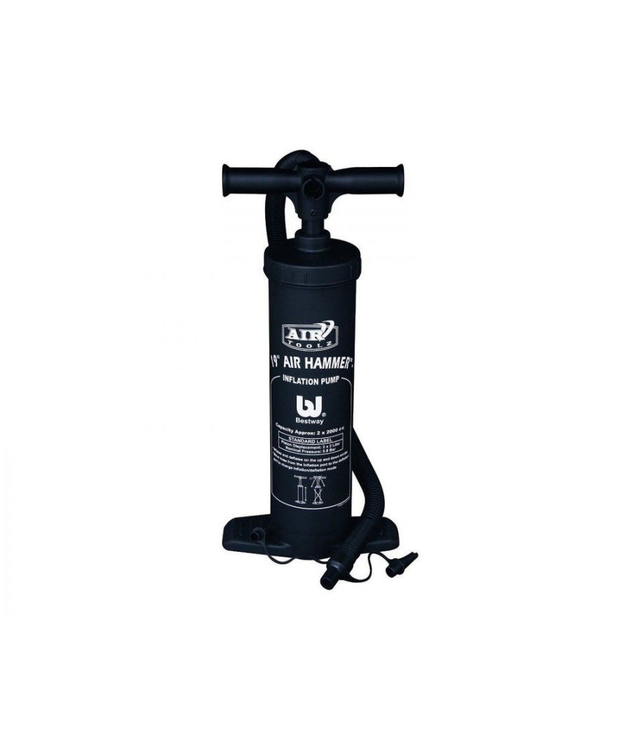 Bestway Pompa Ad Aria Doppio Pistone Pompa Air Hammer 48 Cm 19" Da Campeggio         